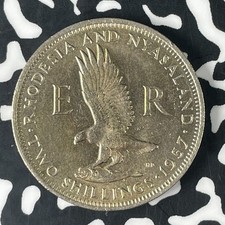 Lotto 2 scellini Rhodesia e