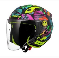 OFFERTA Casco Bambino/a LS2 OF622 New Funny  2 Joy Black  Lucido