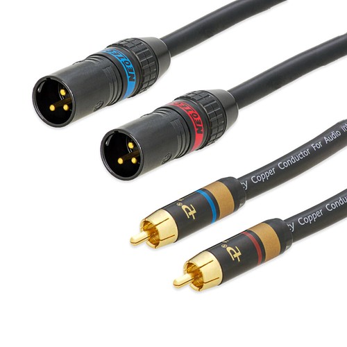Cavo rca xlr - rca, maschio