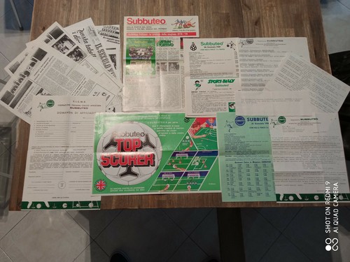 Subbuteo materiali vari - subbuteo,