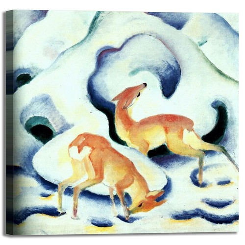 Franz marc cervi nella neve - nella,
