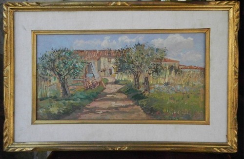 Dipinto olio tavola - tavola,