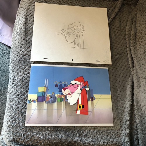 Original santa pink panther - santa,