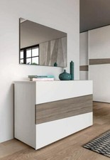 COMO' CASSETTIERA LEGNO 3 CASSETTI C/RALLENTATORE PIEDI LIVELLATORI VARI COLORI