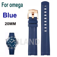  Cinturino orologio gomma blu