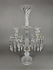 BACCARAT antico candelabro con