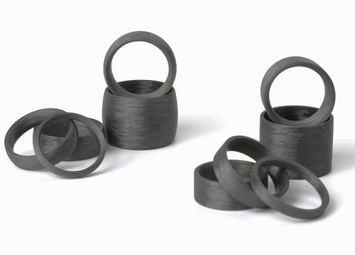 Anelli carbonio piatti - in,