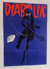DIABOLIK POSTER DEL 1971 cm 47,5x33,5 Originale