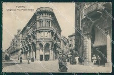 Torino Città Diagonale Via Pietro Micca Tram cartolina MZ7571