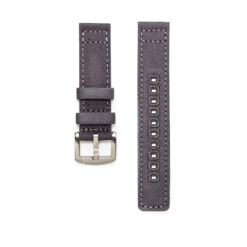 Cinturino orologio tela grigio - cinturino,