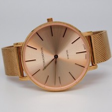 Orologio VICTORIA EMERSON tutto acciaio inox quarzo analogico unisex batteria nuova