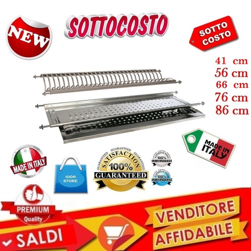 Scolapiatti incasso acciao - scolapiatti,