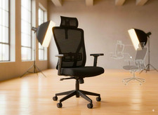 Durrafy D-01 Ergonomic Office Chair , Desk Chair with Headrest