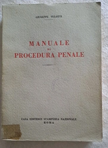 Manuale procedura penale - di,