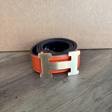 Cintura Hermes arancione 105