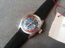 OROLOGIO DONNA LADY LANCO DAY DATE INCABLOC MODELLO DIVER DATE JUST VINTAGE NOS!