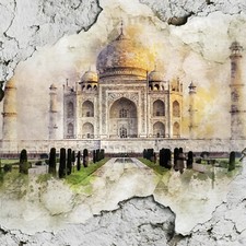 Taj mahal fotomurale carta - fotomurale, da
