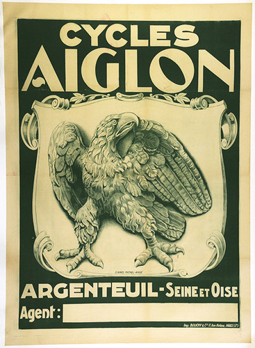 Cycles aiglon poster - aiglon,