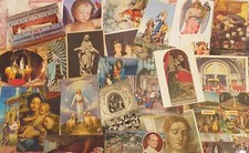 LOTTO 27 CARTOLINE RELIGIOSE MISTE GESÙ MARIA SANTI PAPA VATICANO ANGELI MADONNA