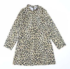 Zara donna marrone stampa