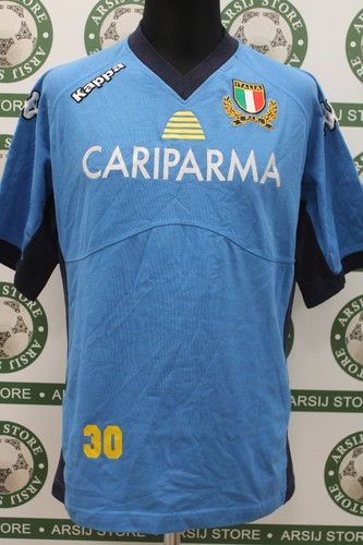 Maglia rugby italia match worn - rugby,