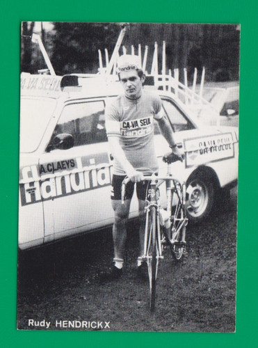Cyclisme carte cycliste rudy - carte,