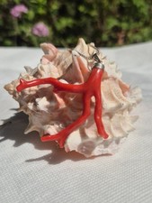 Ciondolo ramo corallo rosso - ramo,