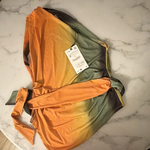 Zara top donna avvolgente - zara,
