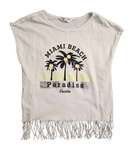 Shirt ragazza bianca - h&m,