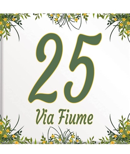 Numero civico personalizzato - numero,