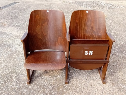 Sedie cinema vintage anni - cinema,