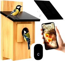 Solar bird box - con, telecamera