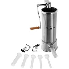 Insaccatrice per Salsicce e Salami 5 kg + Imbuti di 6 Misure - Verticale – INOX