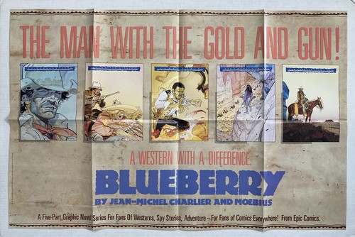 Moebius blueberry poster - poster, 1989