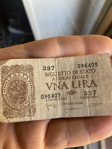 Banconote italiane una - banconote,