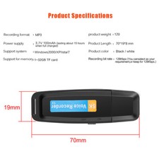 Mini registratore vocale audio