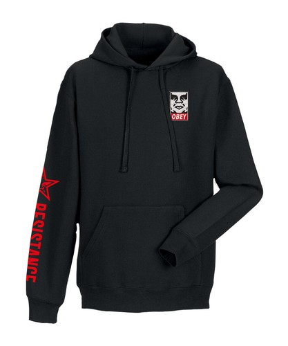 Felpa cappuccio obey - obey, con