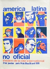 Poster Teatro Francese 1970 -