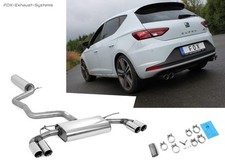 Complete sports exhaust system
