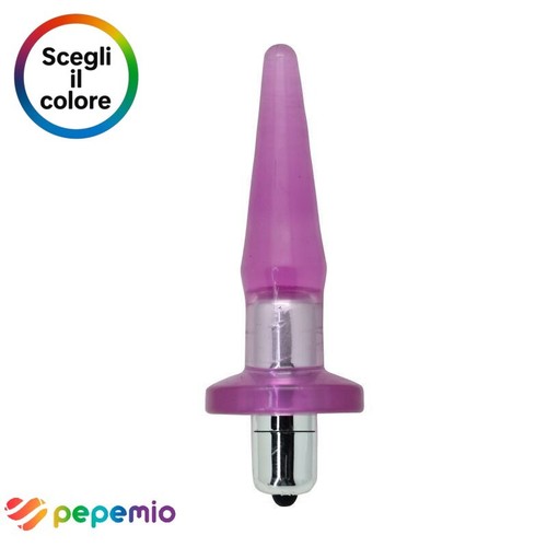 Plug dildo piramide vibrante - plug,