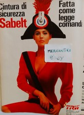 CINTURA DI SICUREZZA SABELT 1988 PUBBLICITÀ ADVERTISING WERBUNG ITALIA CLIPPING