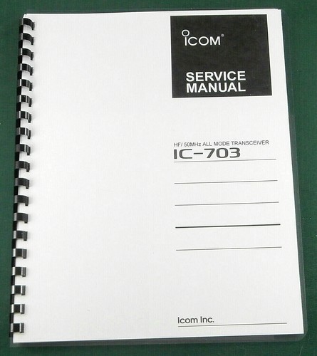 Icom 703 manuale - icom, di