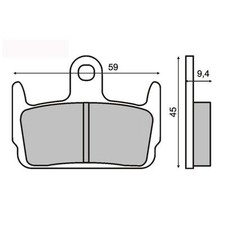 Coppia pastiglie freno