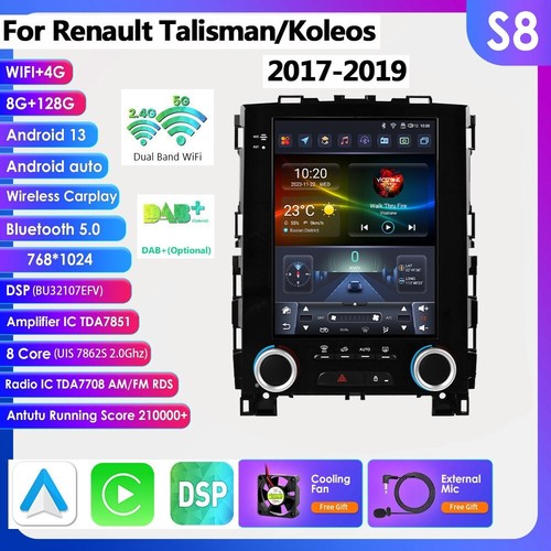 Radio touchscreen 8 128gb - radio,