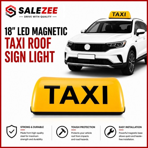 Led magnetic taxi roof - 18",