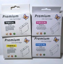 4 Cartucce T181-XL Per Epson