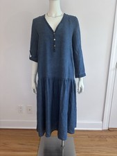 Abito lungo Zara donna blu