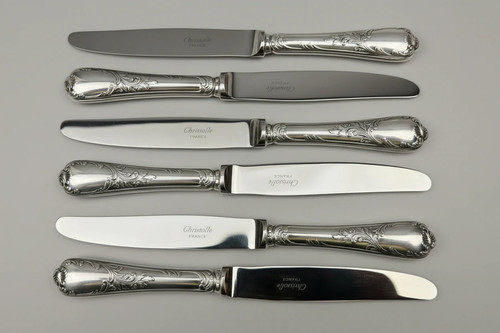 Lot couteaux à - 6,