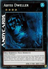 ABYSS DWELLER • (Abitante Dell'abisso) • Segreta SP • RA02 EN033 • 1Ed • Yugioh!