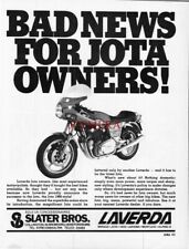LAVERDA 'Jota 1000' Motor Cycle ADVERT #2 Original Vintage 1980 Print Ad 690/66